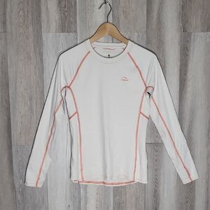LL Bean Womens XS Reg Base Layer Long Sleeve Top Active Athletic Outdoor Stretch